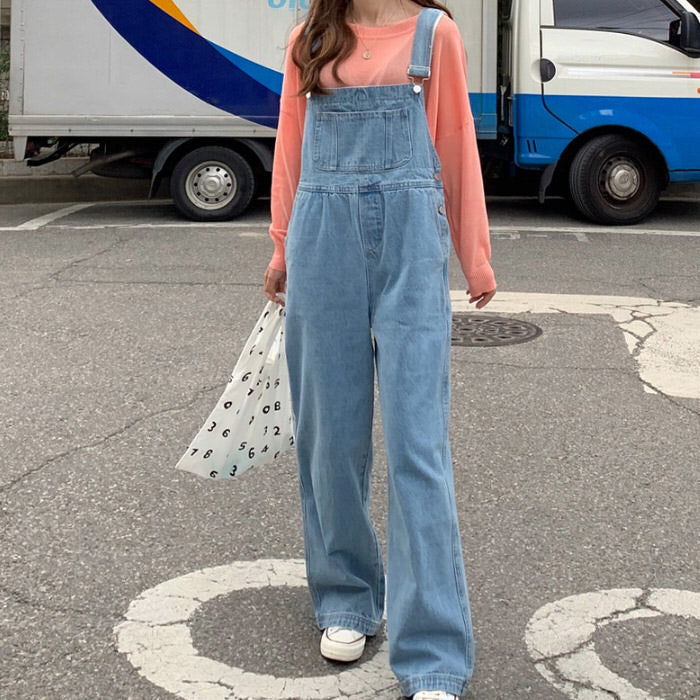 basic things denim overalls