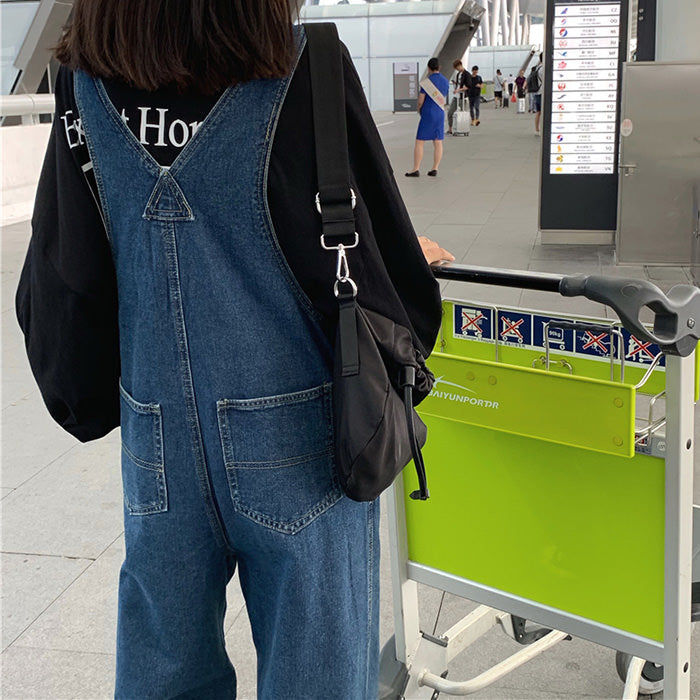 basic things denim overalls