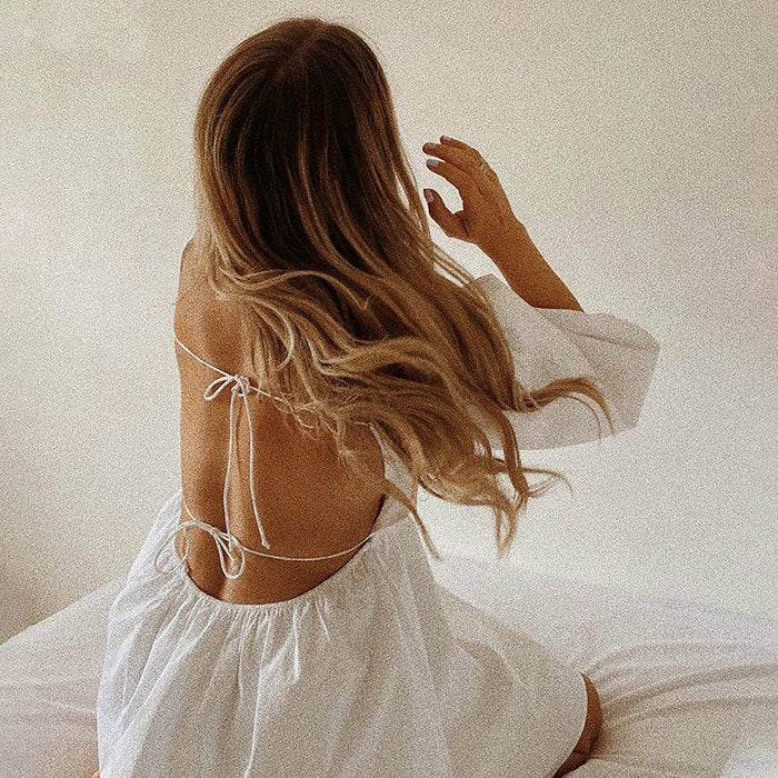 cottage calling mini dress