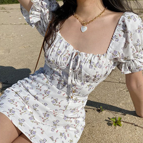 cottagecore mini dress