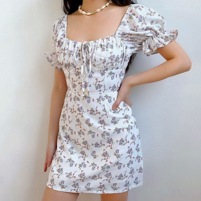 cottagecore mini dress