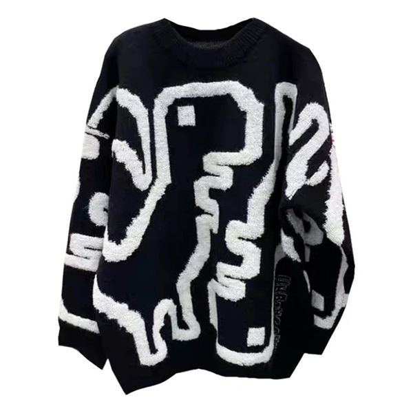 dinosaur fuzzy sweater