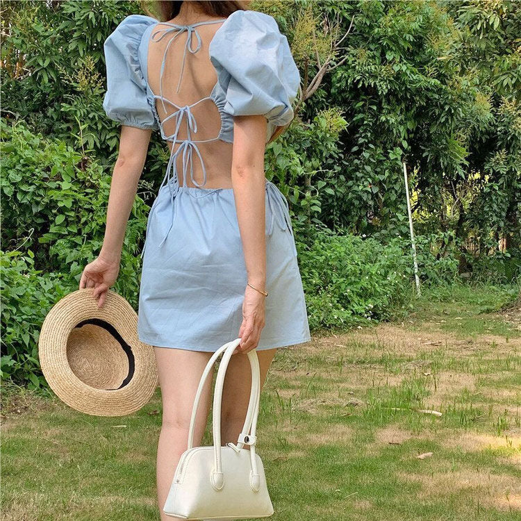 french summer mini dress