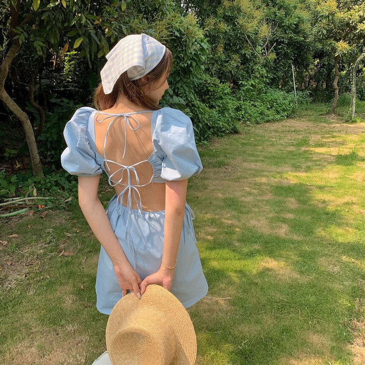 french summer mini dress