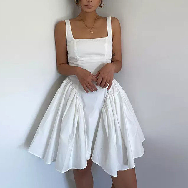 garden of envy back tie milkmaid dress