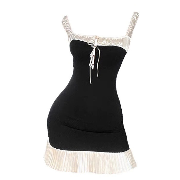 french maid mini dress