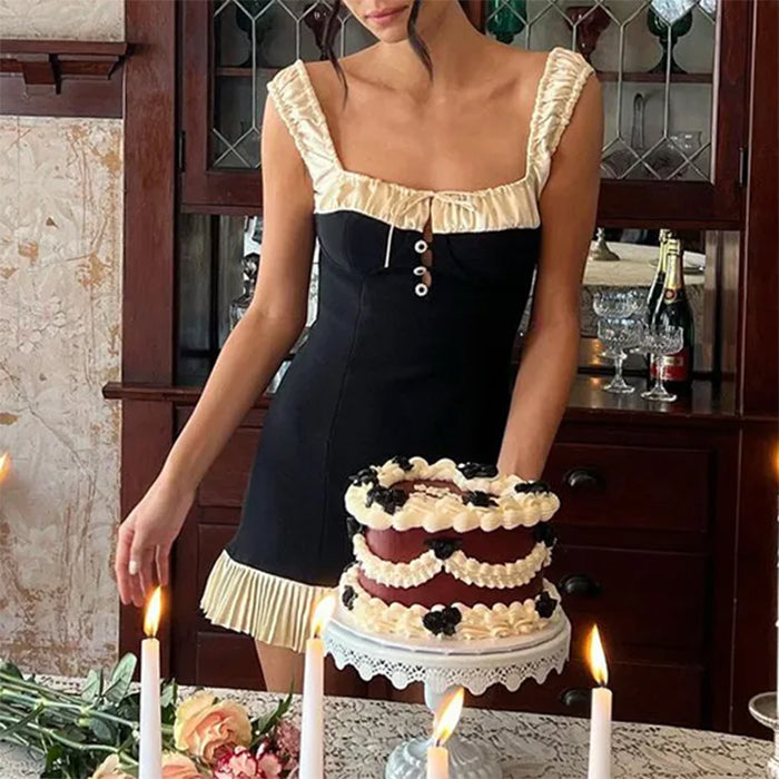 french maid mini dress