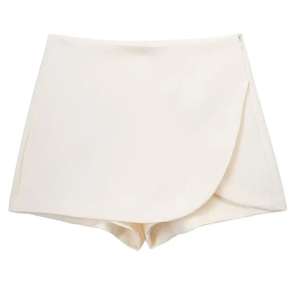 old money asymmetric mini skort