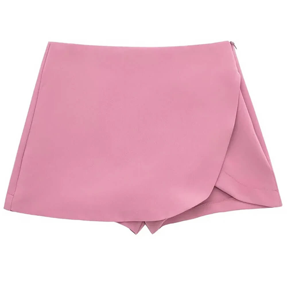 old money asymmetric mini skort