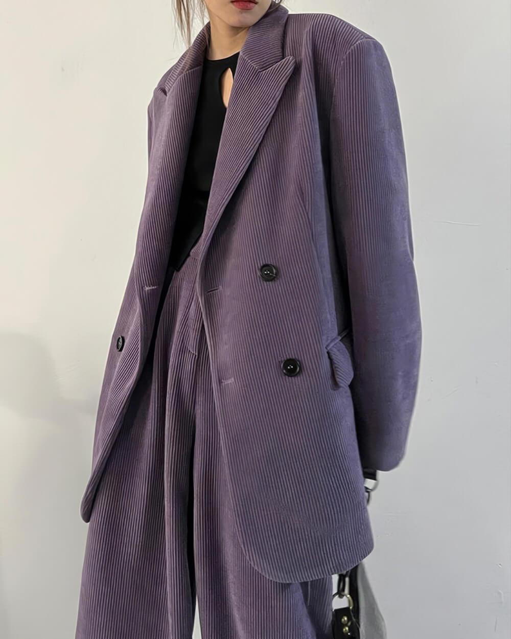 drama club purple blazer & pants set