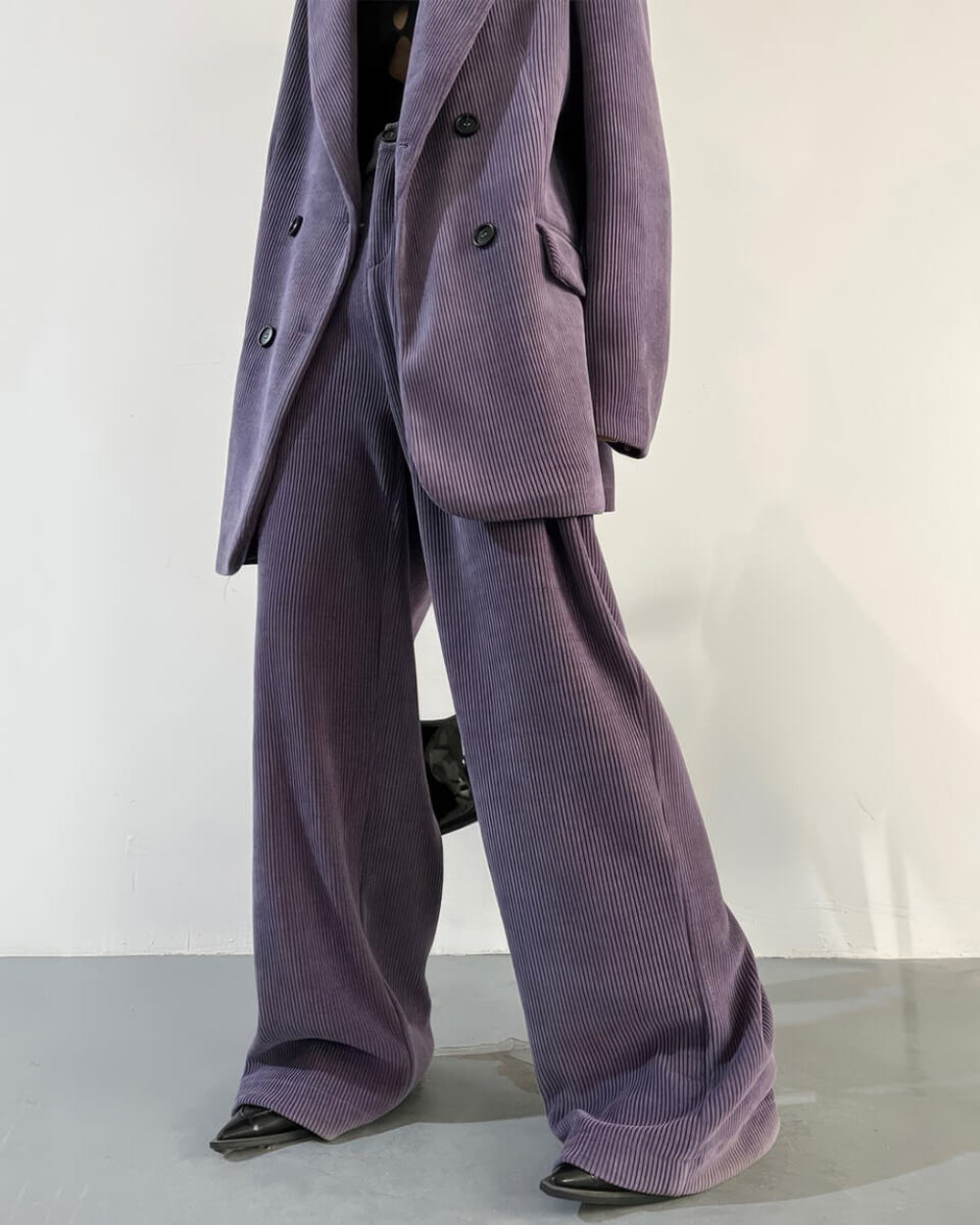 drama club purple blazer & pants set