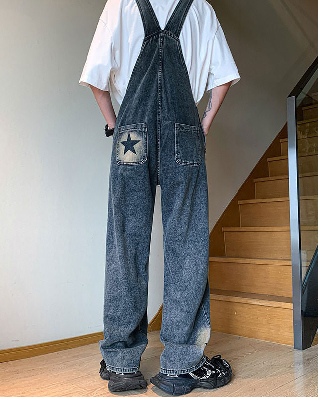 star girl denim overalls